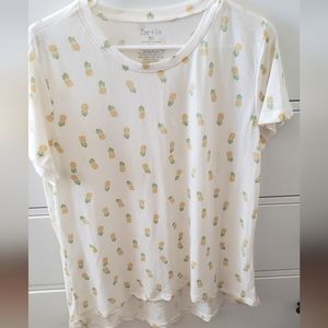 Pineapple Print Tshirt